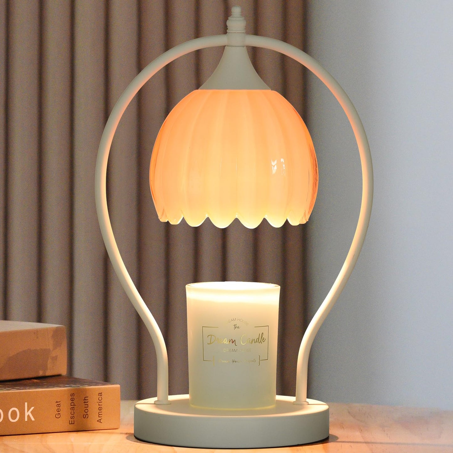 RELAXGLOW Dimmable Wax Warmer: Safe, Electric Candle Melter with Timer